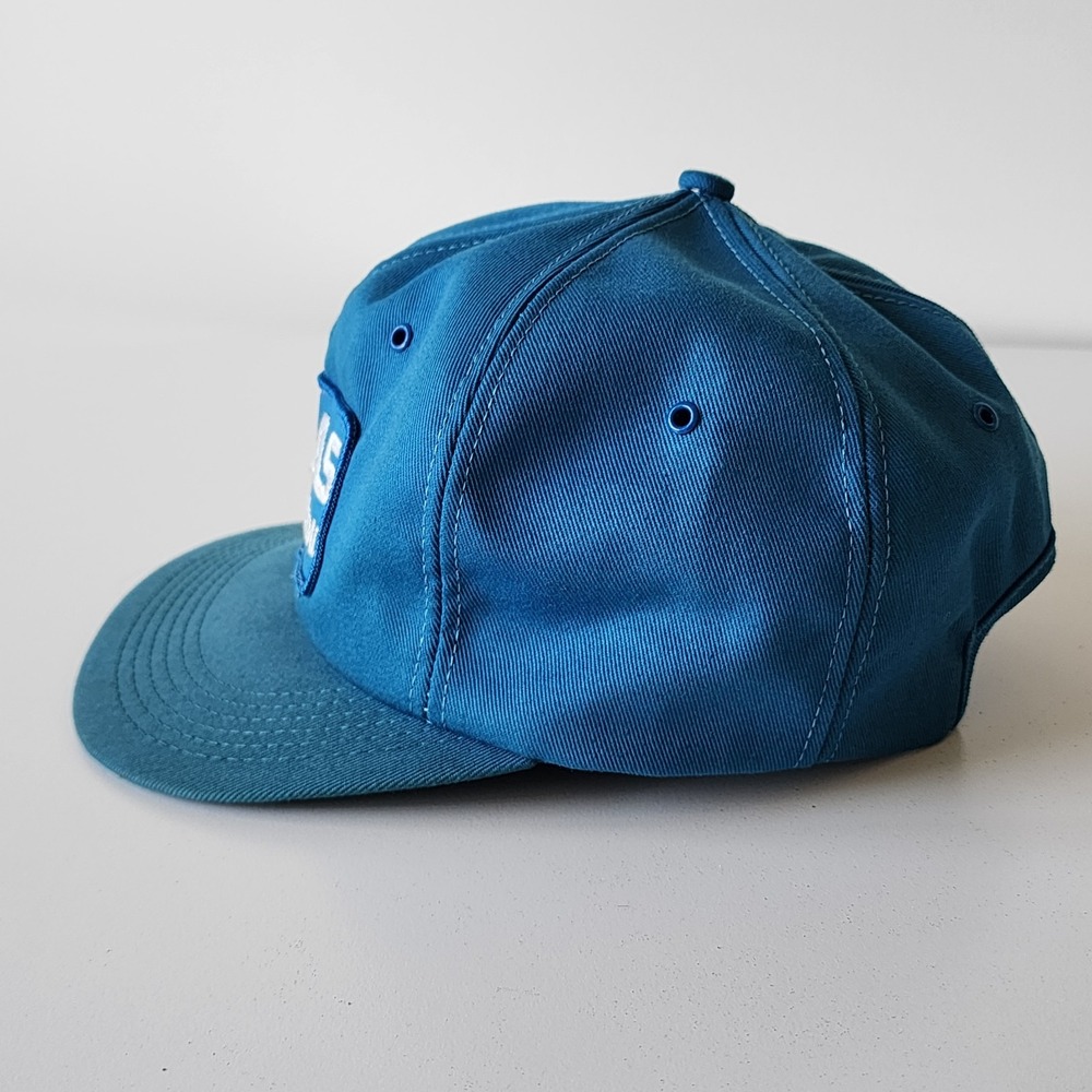 Vintage Atlas Knows The Road Baseball Hat‎ Cap Snap Back Patch Logo Driving Map - Picture 3 of 13